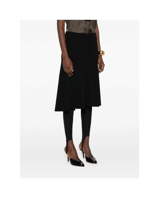 Jil Sander Midi Rokken in het Black