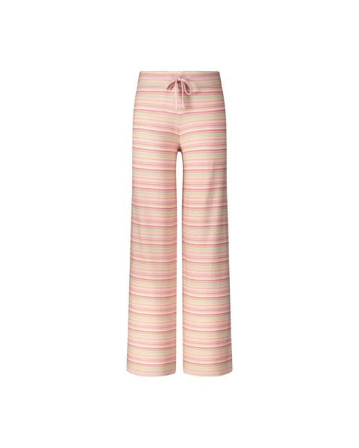 Hemisphere Wide-Leg Sweatpants in het Pink