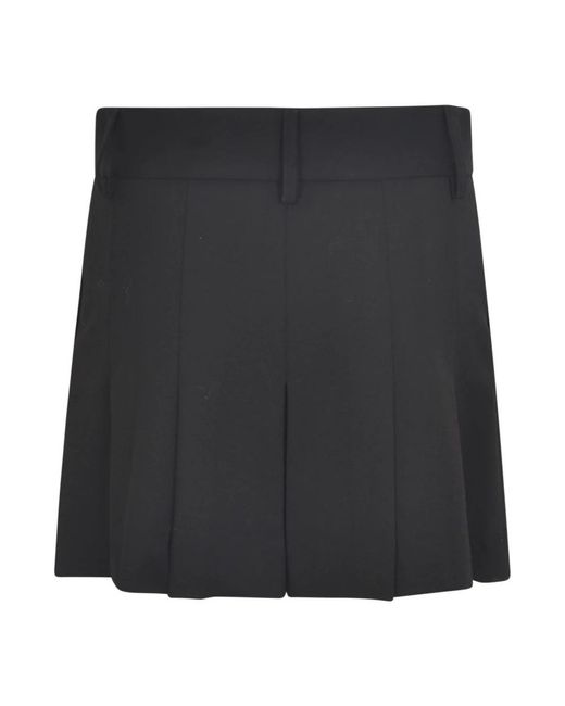 P.A.R.O.S.H. Black Short Skirts