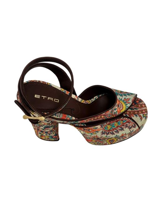 Etro Black High Heel Sandals