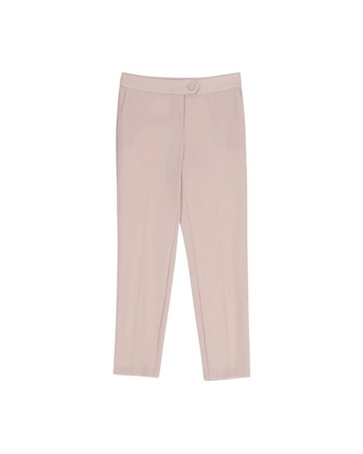 Imperial Natural Cropped Trousers