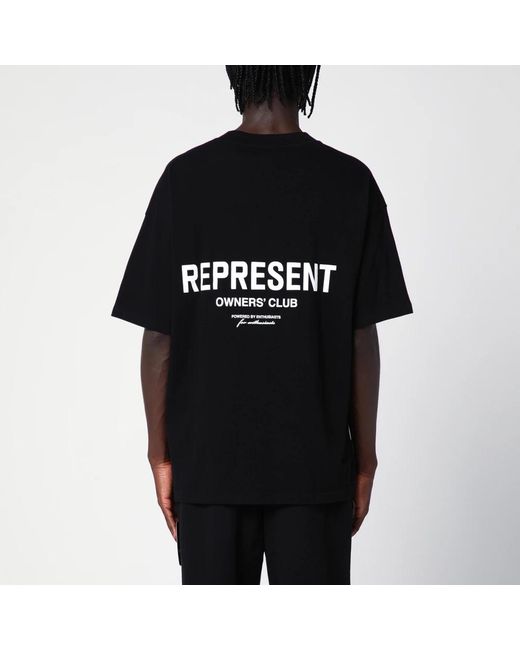 Represent Black T-Shirts for men