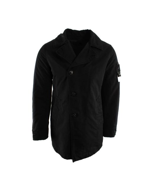 Stone Island Jassen ,Blauw ,Polyester Primaloft Jacket in het Black voor heren