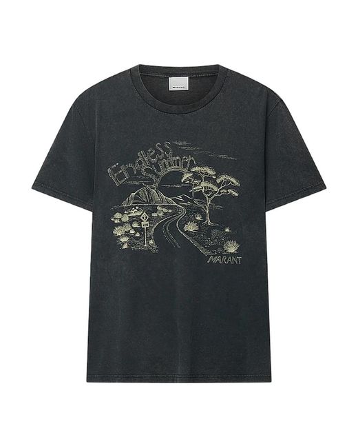 Isabel Marant Black T-Shirts for men