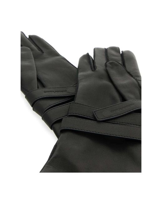 Saint Laurent Black Gloves