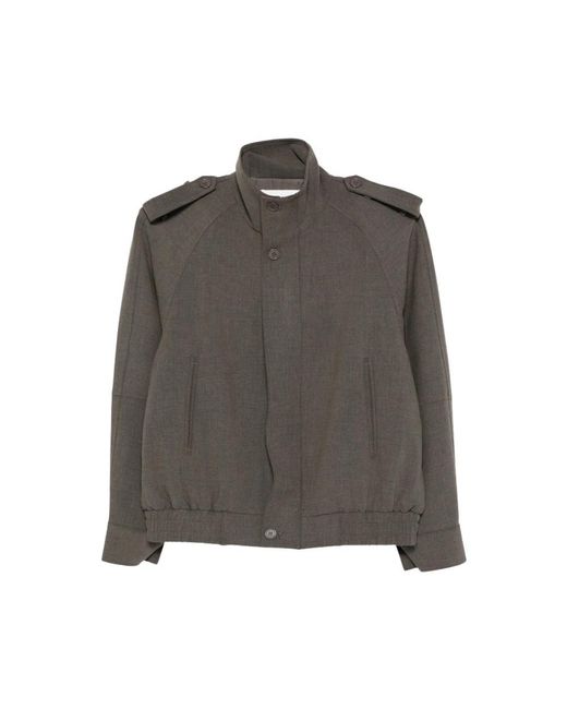 Frankie Shop Gray Bomber Jackets