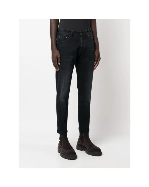 PT Torino Black Slim-Fit Jeans for men