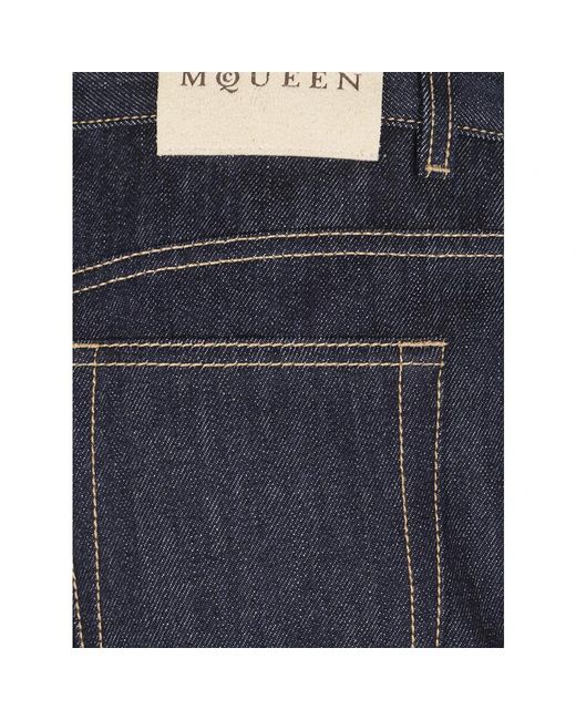 Flared Jeans McQueen de color Blue