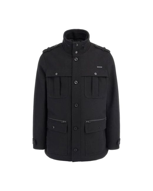 Light Jackets Guess pour homme en coloris Black