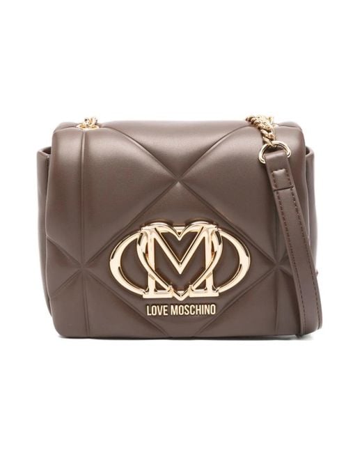 Love Moschino Cross Body Bags in het Brown