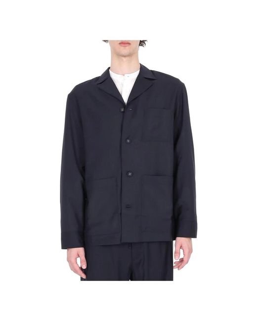 Officine Generale Blue Light Jackets for men