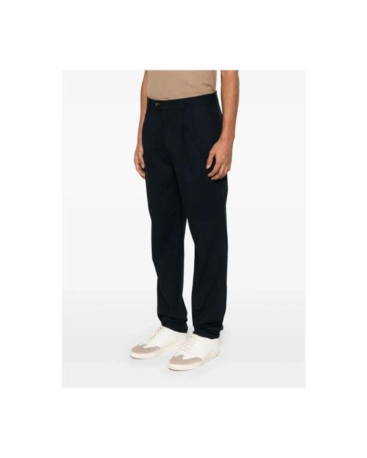 Straight Trousers di Brunello Cucinelli in Black da Uomo