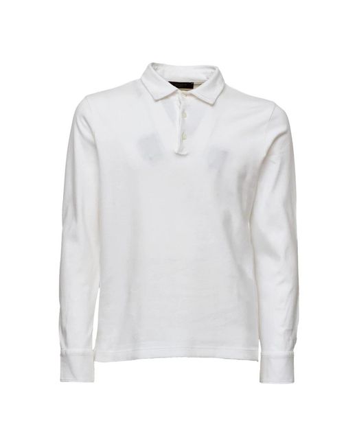 Zanone White Polo Shirts for men