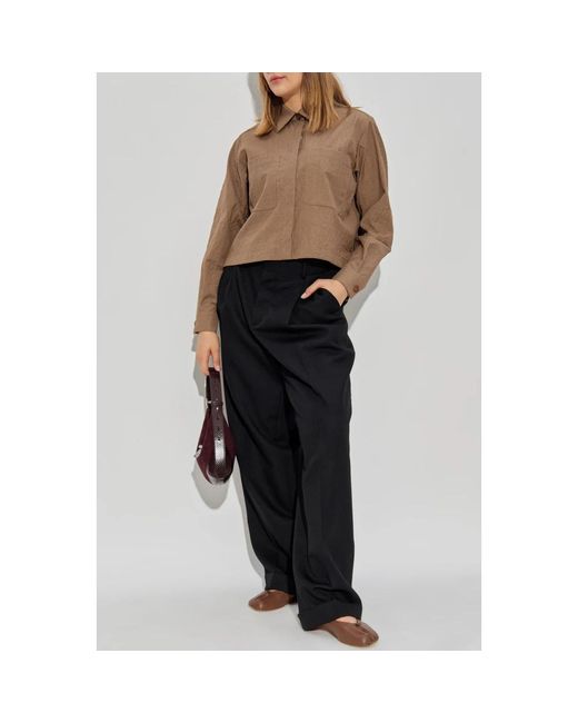 Max Mara Jassen ,Bruin ,Wol Wollen Jas Ricordo in het Brown