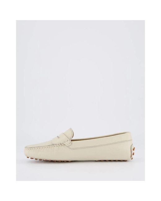 Gibaldi White Stilvolle Driver Schuhe