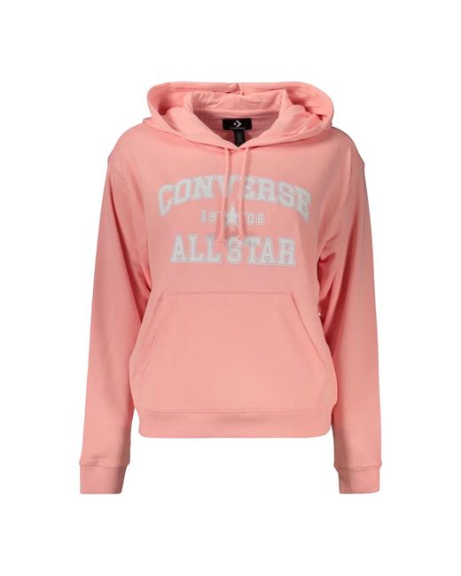 Converse All Star Standard Fit Hoodie in het Pink