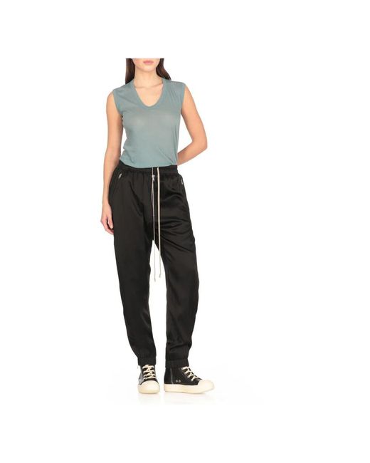 Sleeveless Tops di Rick Owens in Blue