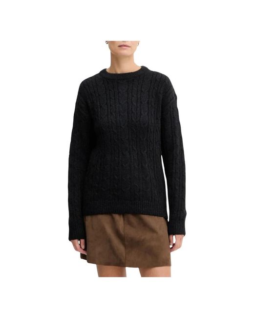 Silvian Heach Black Round-Neck Knitwear