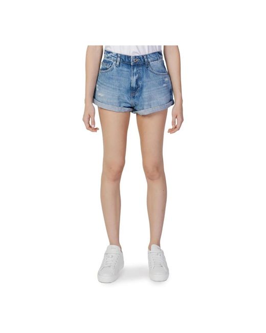 Pepe Jeans Blue Denim Shorts