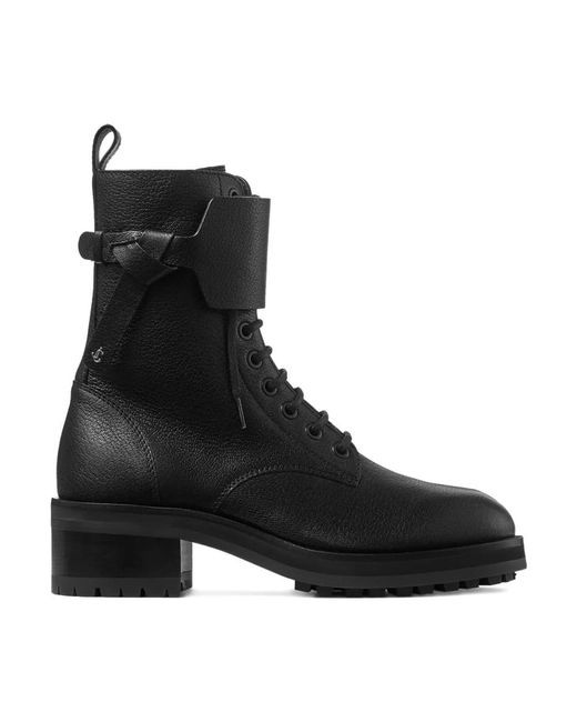 Jimmy Choo Lace-Up Boots in het Black