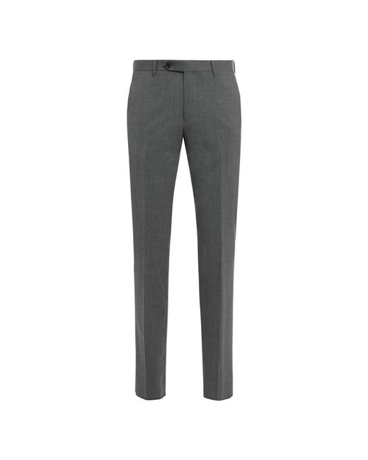 Moorer Elegante Pantalon in het Gray voor heren