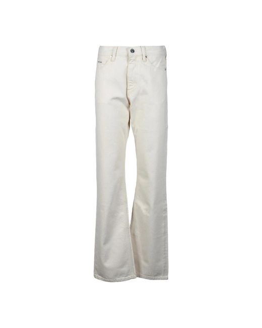 Boot-Cut Jeans Calvin Klein de color Gray