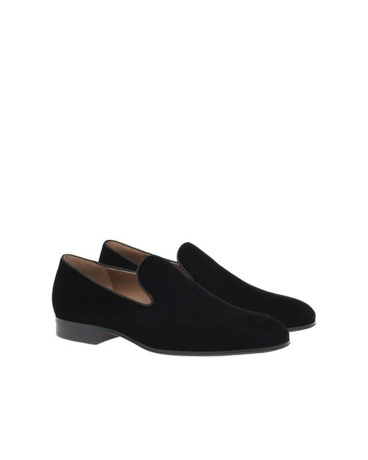 Gianvito Rossi Black Gianvito Rossi Classic Loafers for men