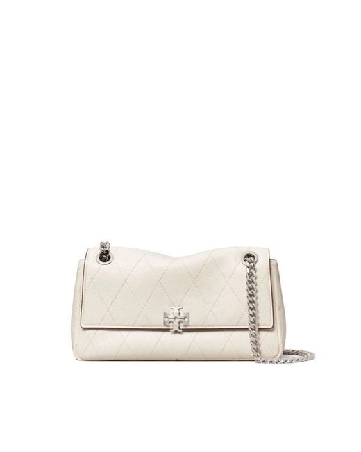 Tory Burch Natural Cross Body Bags