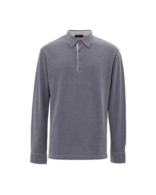 Corneliani Blue Polo Shirts for men