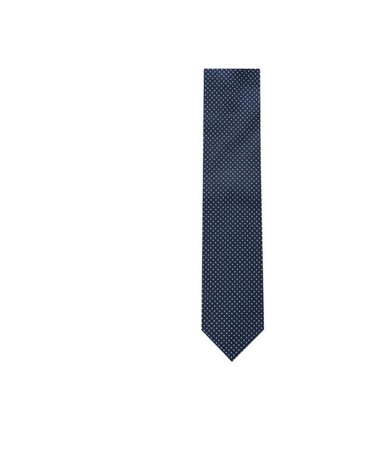 Corneliani Accessoires ,Blauw ,Luxe Zijden Stropdas, Gemaakt in het Blue voor heren