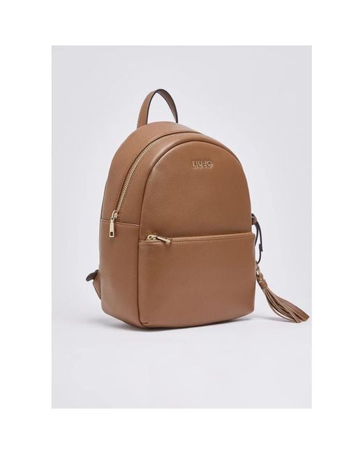 Liu Jo Brown Backpacks