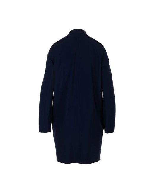 Harris Wharf London Blue Single-Breasted Coats