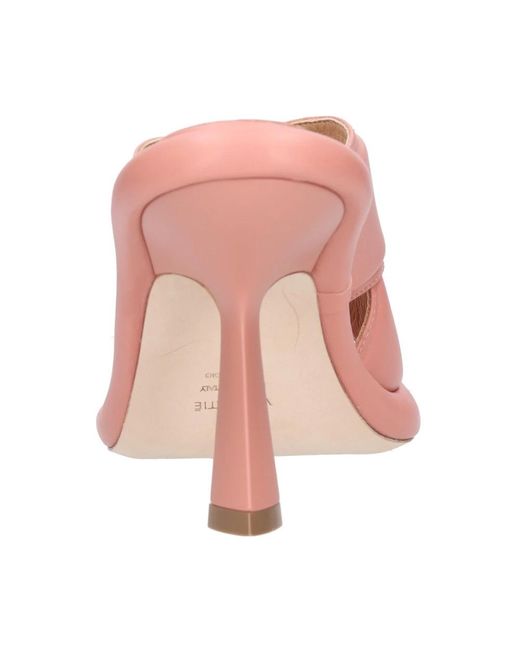 Vic Matié Pink Heeled Mules
