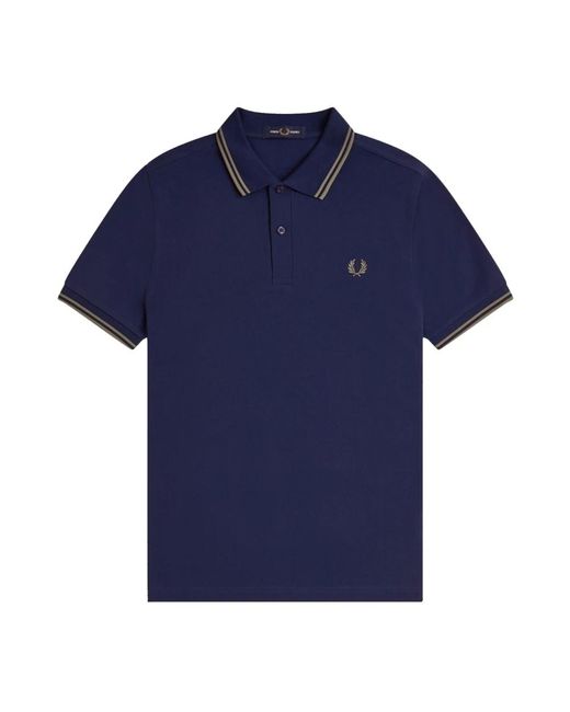 Fred Perry Blue Polo Shirts for men