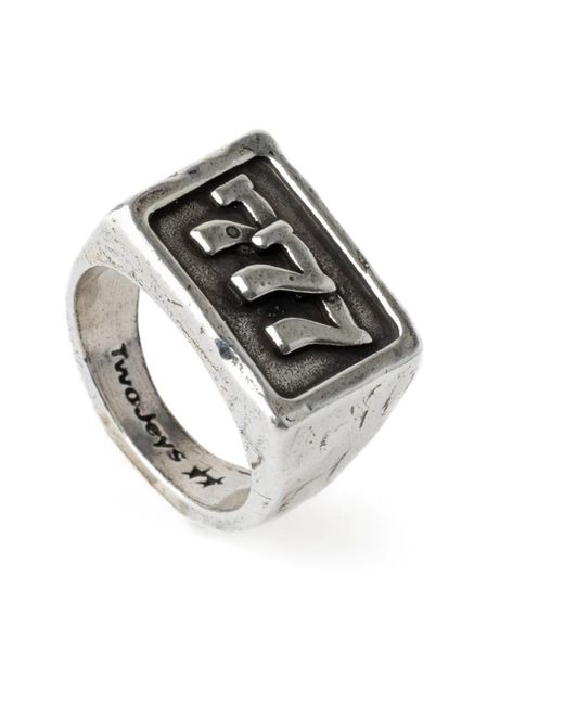 Twojeys Metallic Rings