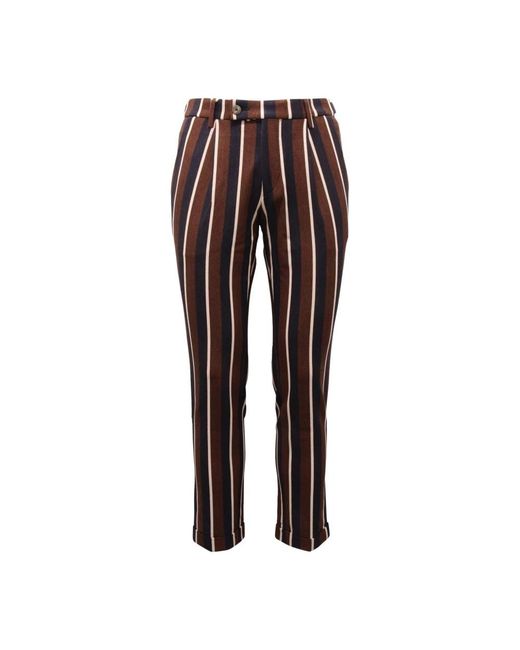 Michael Coal Multicolor Slim-Fit Trousers for men