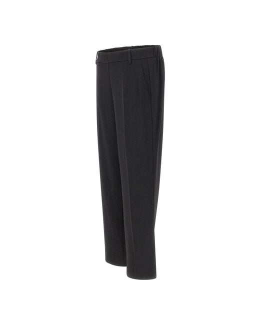 Vince Black Straight Trousers