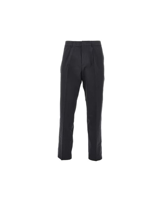 Emporio Armani Black Suit Trousers for men
