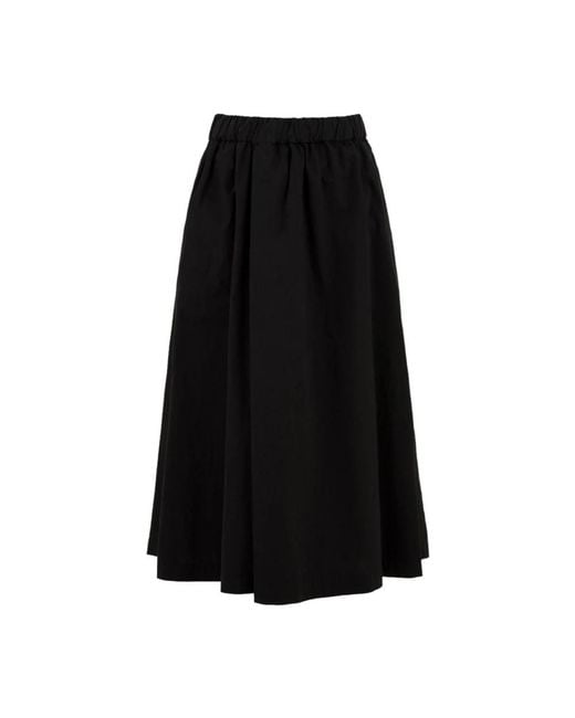 Aspesi Black Midi Skirts