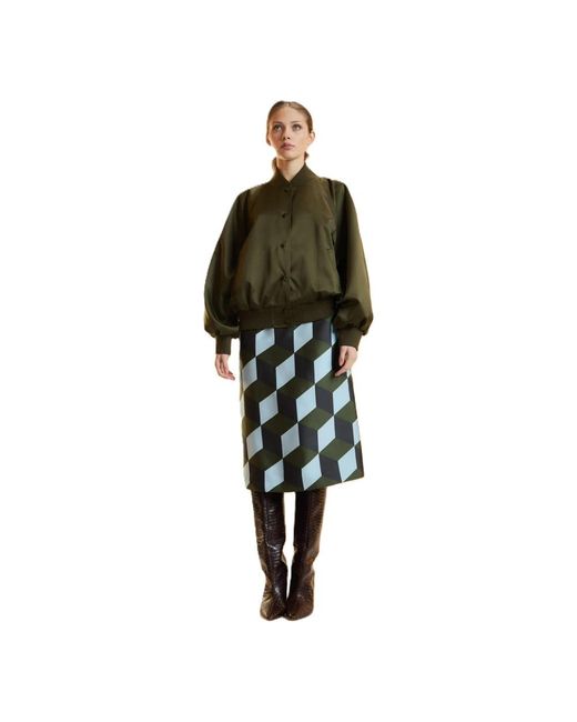 Bomber Jackets Cynthia Rowley de color Green