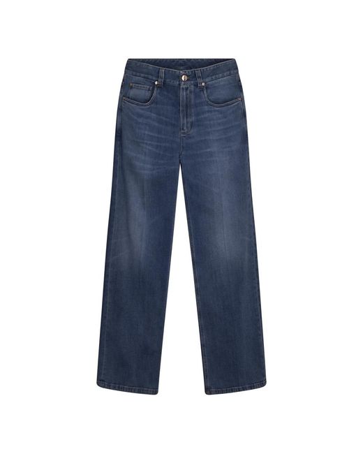 Brunello Cucinelli Blue Straight Jeans