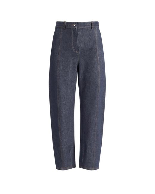 Max Mara Loose-Fit Jeans in het Blue