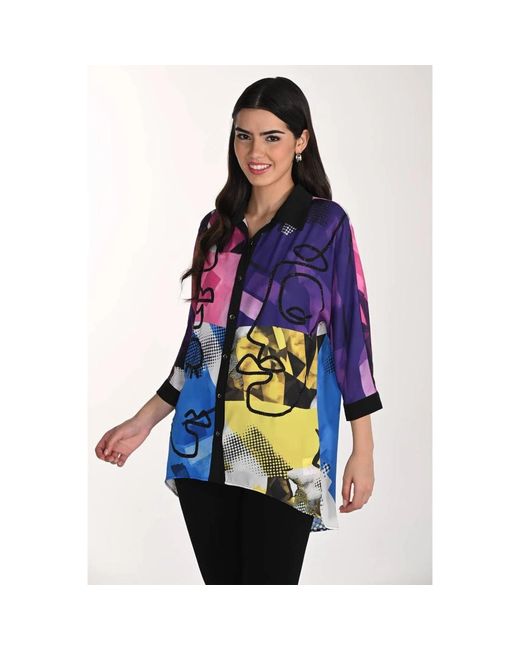 FRANK LYMAN Blue Shirts