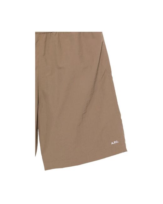 A.P.C. Brown Casual Shorts for men