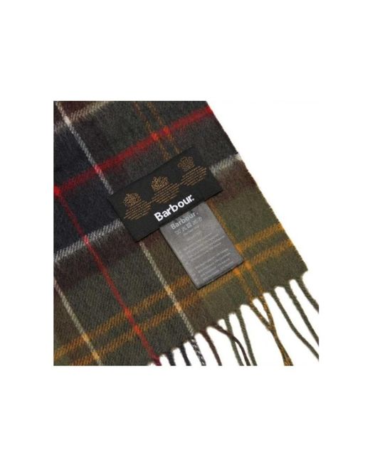 Barbour Black Winter Scarves