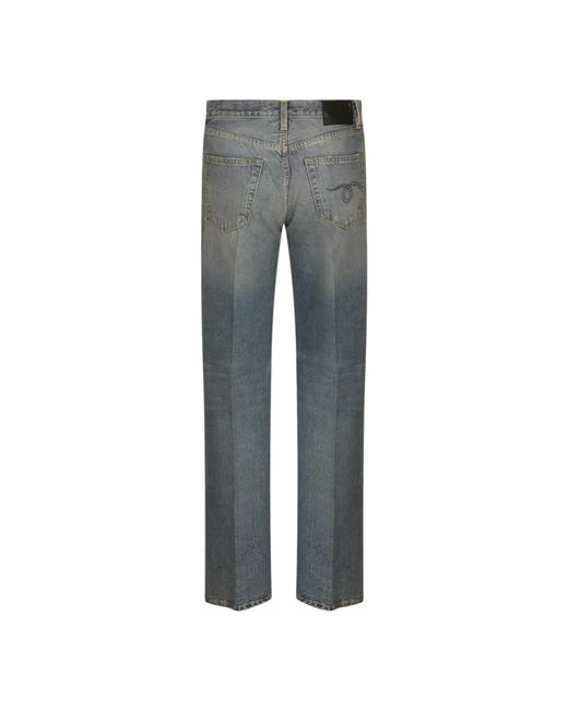 R13 Rechte Jeans in het Gray