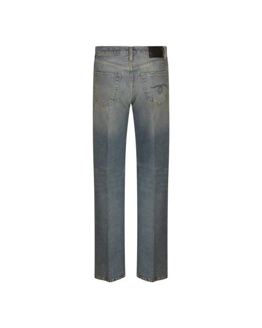 Straight Jeans R13 de color Gray