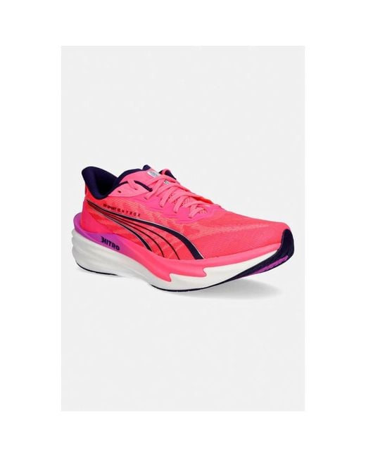 PUMA Deviate Nitro 4 Hyrox in het Pink voor heren