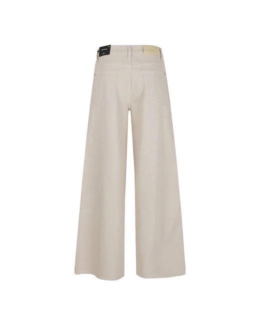 7 For All Mankind Wide Jeans in het Gray
