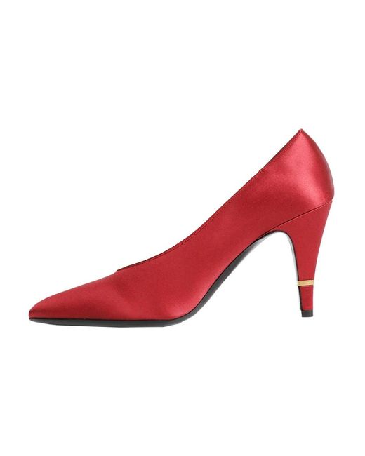 Versace Gianni Satin Pump in het Red